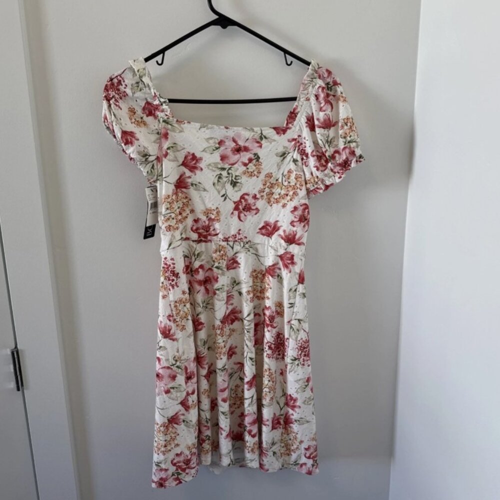 BCX Juniors' Floral-Print Dress Size XS